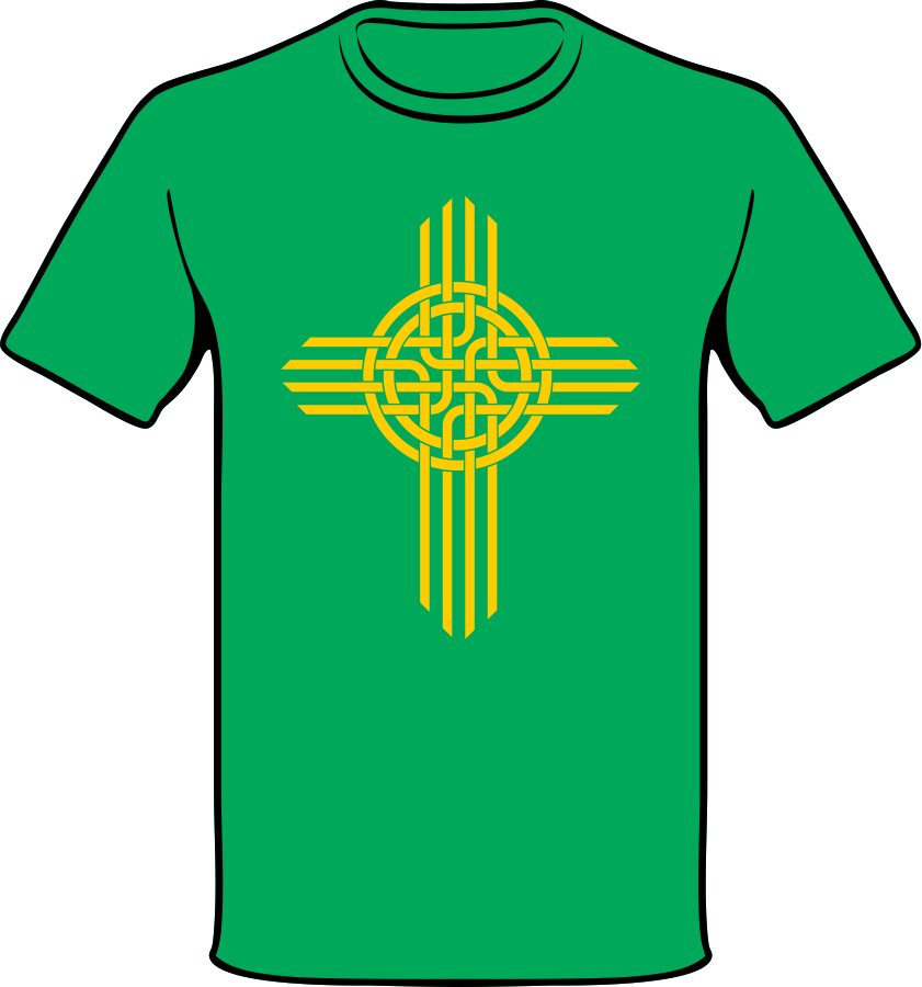 Celtic Zia Cross Shirt - Symbols Of New Mexico (841x900)