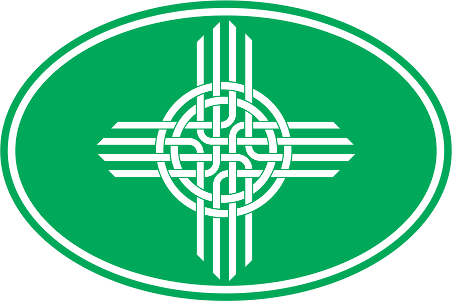 Celtic Zia Oval Decal Green - Symbols Of New Mexico (901x601)
