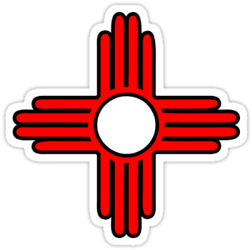 Zia Symbol Png - New Mexico (375x360)