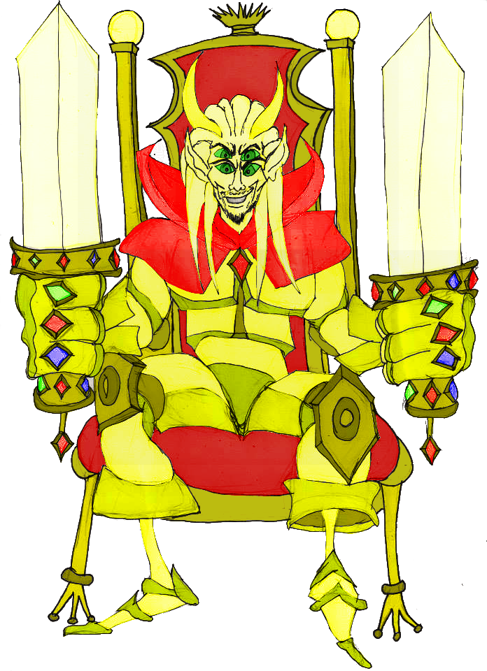 Is Actually The Real Villain Of The Story) Himself - Illustration (696x960)