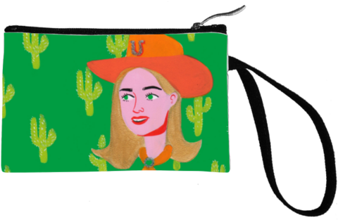 Cowgirl Key Coin Clutch - Coin Purse (480x480)