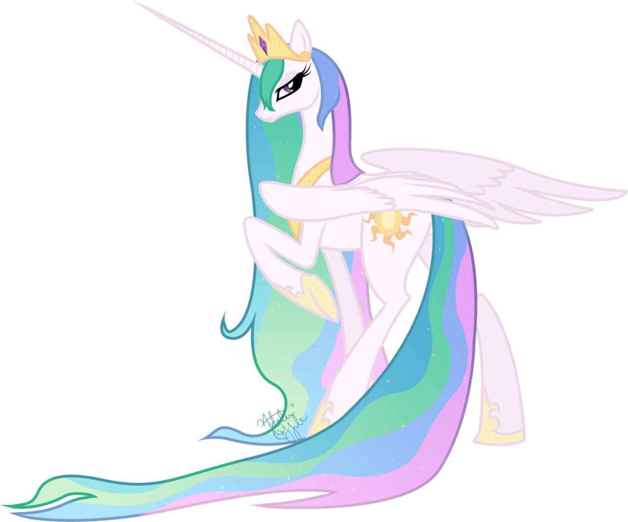 Princess Celestia Twilight Sparkle Pinkie Pie Derpy - Принцесса Селестия Человек (1280x1064)