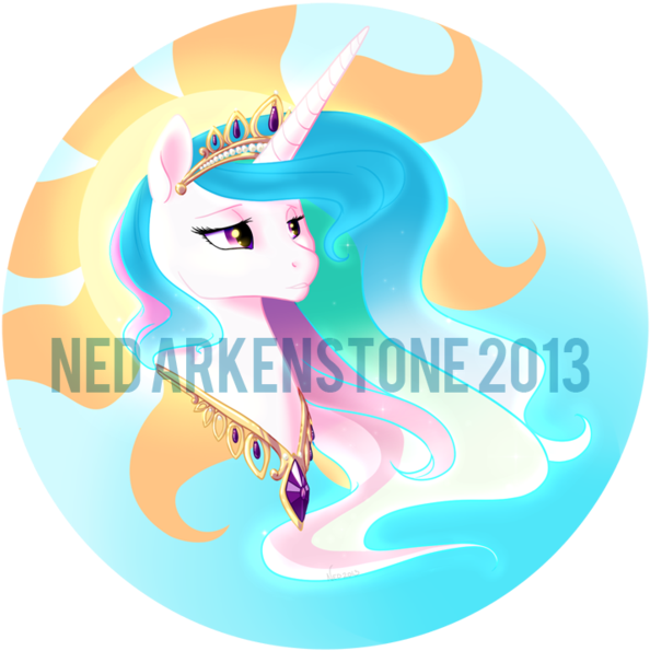Bust, Crown, Cutie Mark Background, Ethereal Mane, - Illustration (600x600)