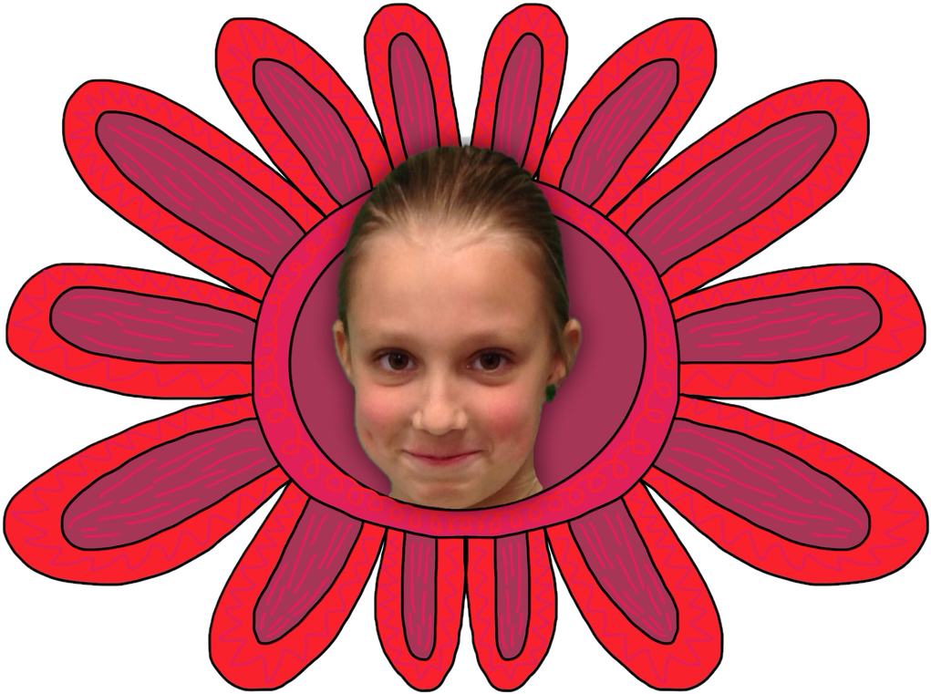Students Create A Flower Stem Drawing In Sketchbook - Girl (1066x800)