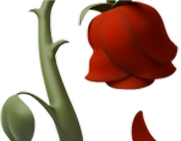 Rose Clipart Emoji - Flower Emoji (640x480)