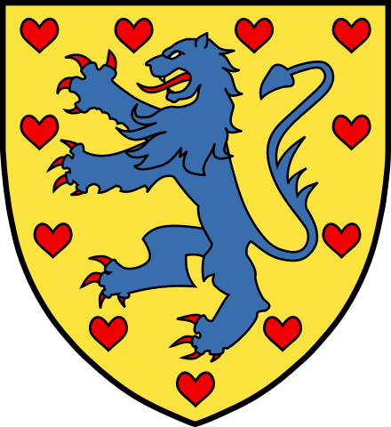 Coat Of Arms Of The Principality Of Lüneburg, Originating - Kingdom Of Athens (440x480)