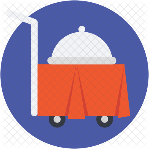 Food Trolley Icon - Illustration (512x512)