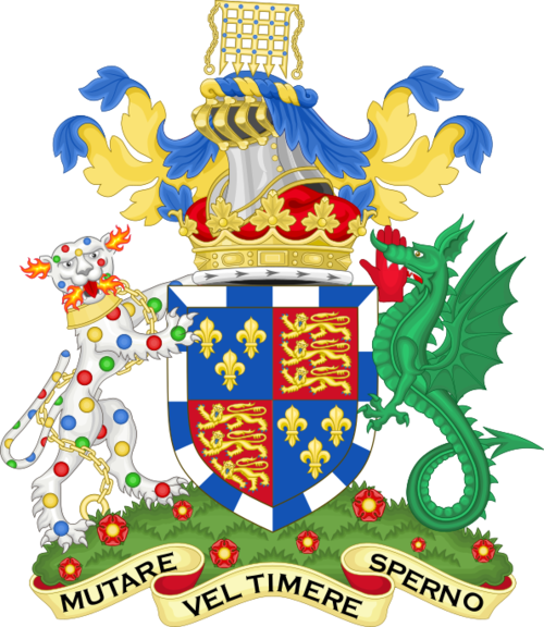 Arms - Duke Of Grafton Coat Of Arms (500x576)