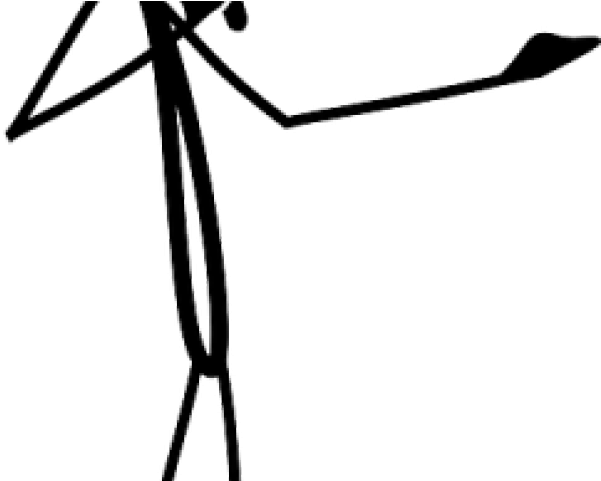 Human Clipart Singing - Stickman Singing (640x480)