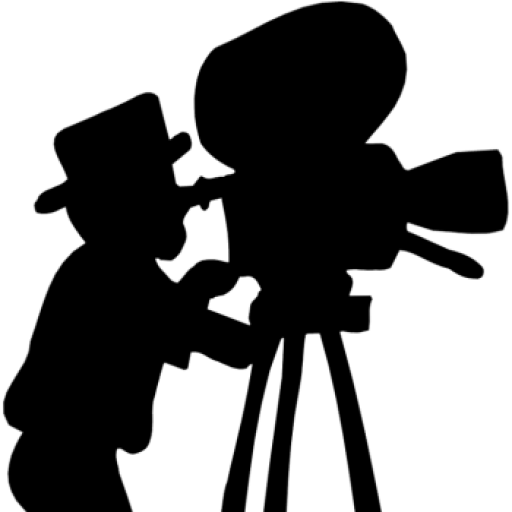 Movie Camera Silhouette At Getdrawings - Movie Camera Clipart Png (512x512)
