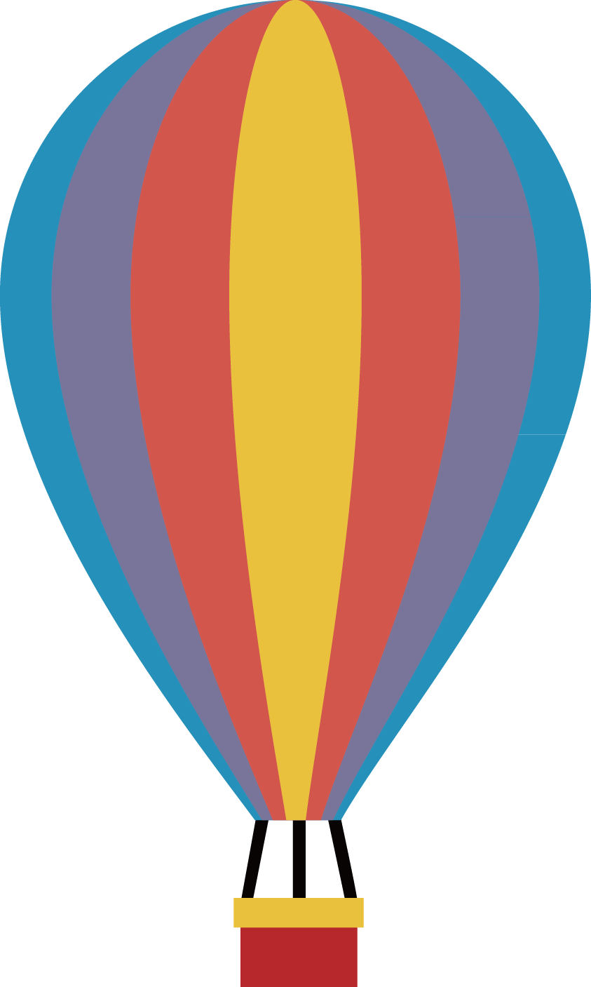 Hot Air Balloon - Hot Air Balloon Vector (843x1407)