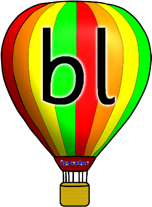 Initial Blends On Hot Air Balloons - Hot Air Balloon (302x427)