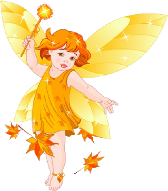 Golden Fairies Cartoon Clip Art Fairies Magical Images - Golden Fairy Clip Art (400x400)