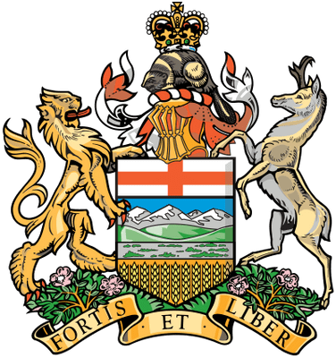 Coat Of Arms Alberta - Alberta Coat Of Arms (400x400)