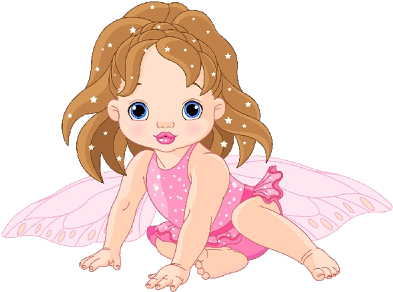 Deluxe Images Of Cute Baby Fairies Cute Baby Fairies - Baby Fairy Cartoon (400x400)