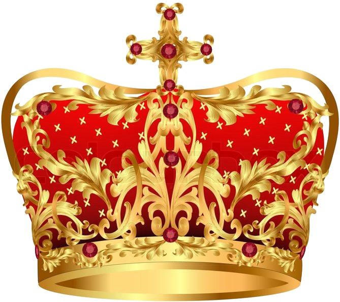 Illustration Of Royal Gold Crown With Jewels And Ornament - Crown (800x800)