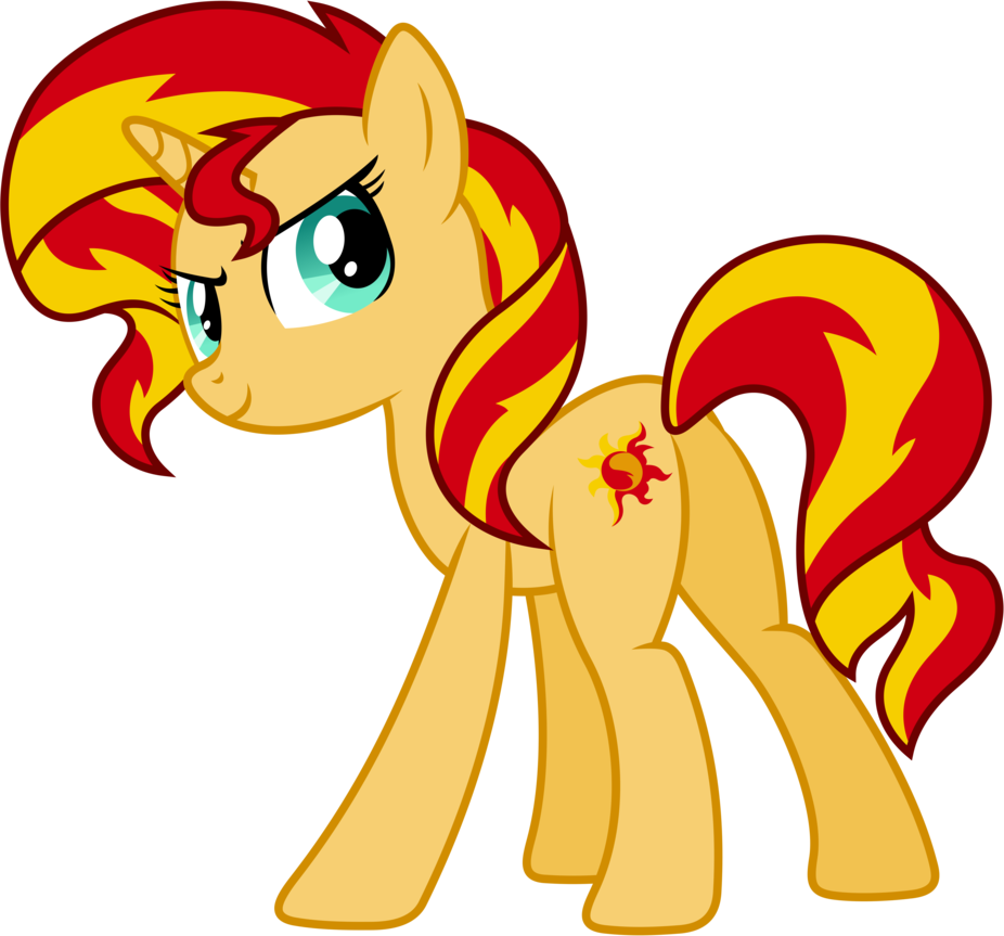 Coloring Pages Of My Little Pony Friendship Is Magic - Sunset Shimmer Pony Version (926x863)