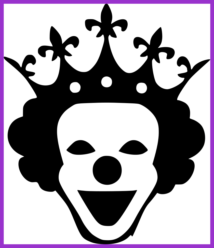 Stunning Horror Queen Mask Smile Crown Svg Png Icon - Prince Crown Silhouette Svg (872x1010)