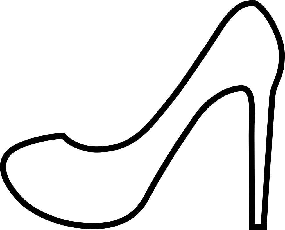 Whb Shoes Comments - Line Art (981x793)