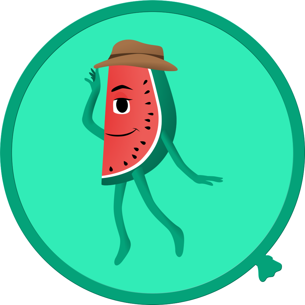 Cartoon Fruit And Vegetable Wall Decals - Wall Decal (1000x1000)