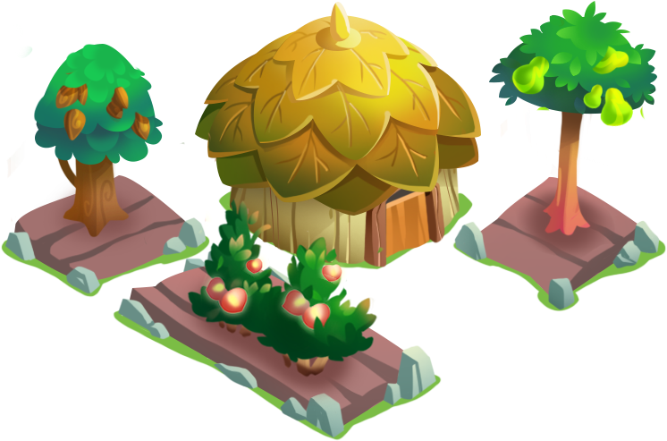 Big Farm Also Includes The Crops From The Farm - Portable Network Graphics (764x644)