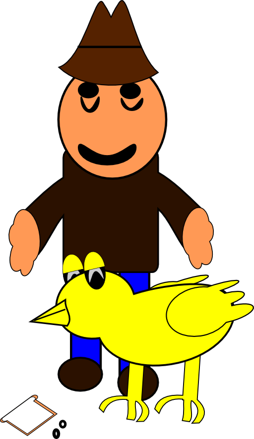 Duck - Clip Art (512x886)