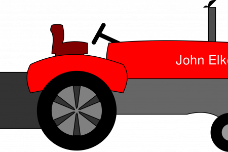 Tractor Clipart Case Ih Tractor - Tractor (450x300)