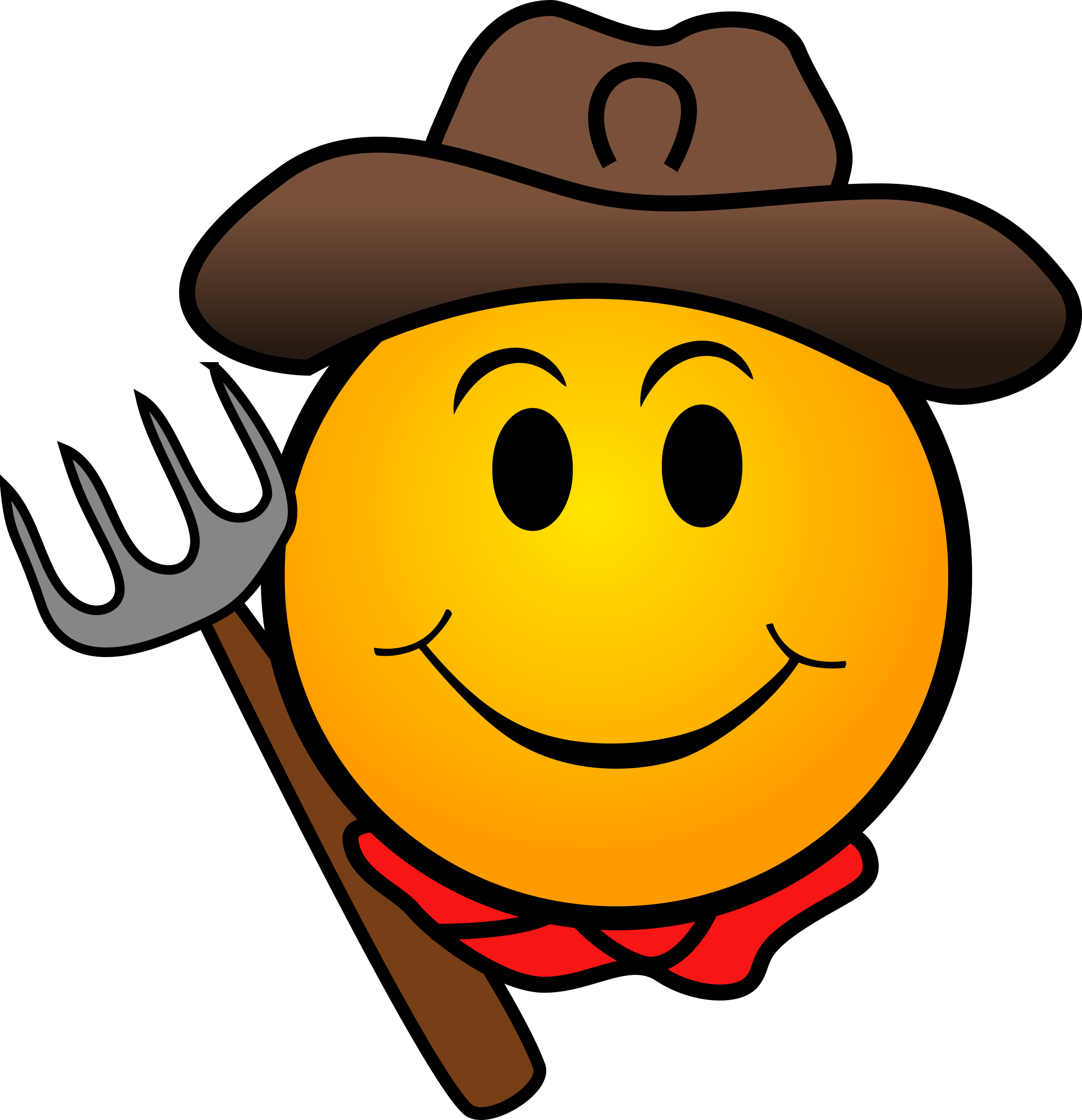 Big Image - Farmer Emoticon (2320x2400)