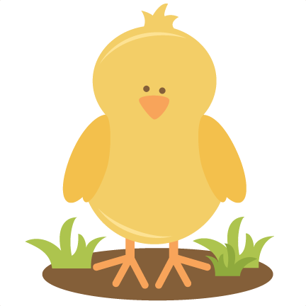 Chicken Clipart Spring Chick - Miss Kate Cuttables Spring (432x432)