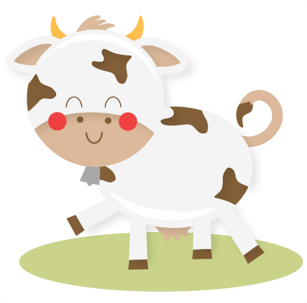 Farm Cow Svg Cut Files Farm Animals Svg Cutting Files - Cute Farm Animals Png (438x432)
