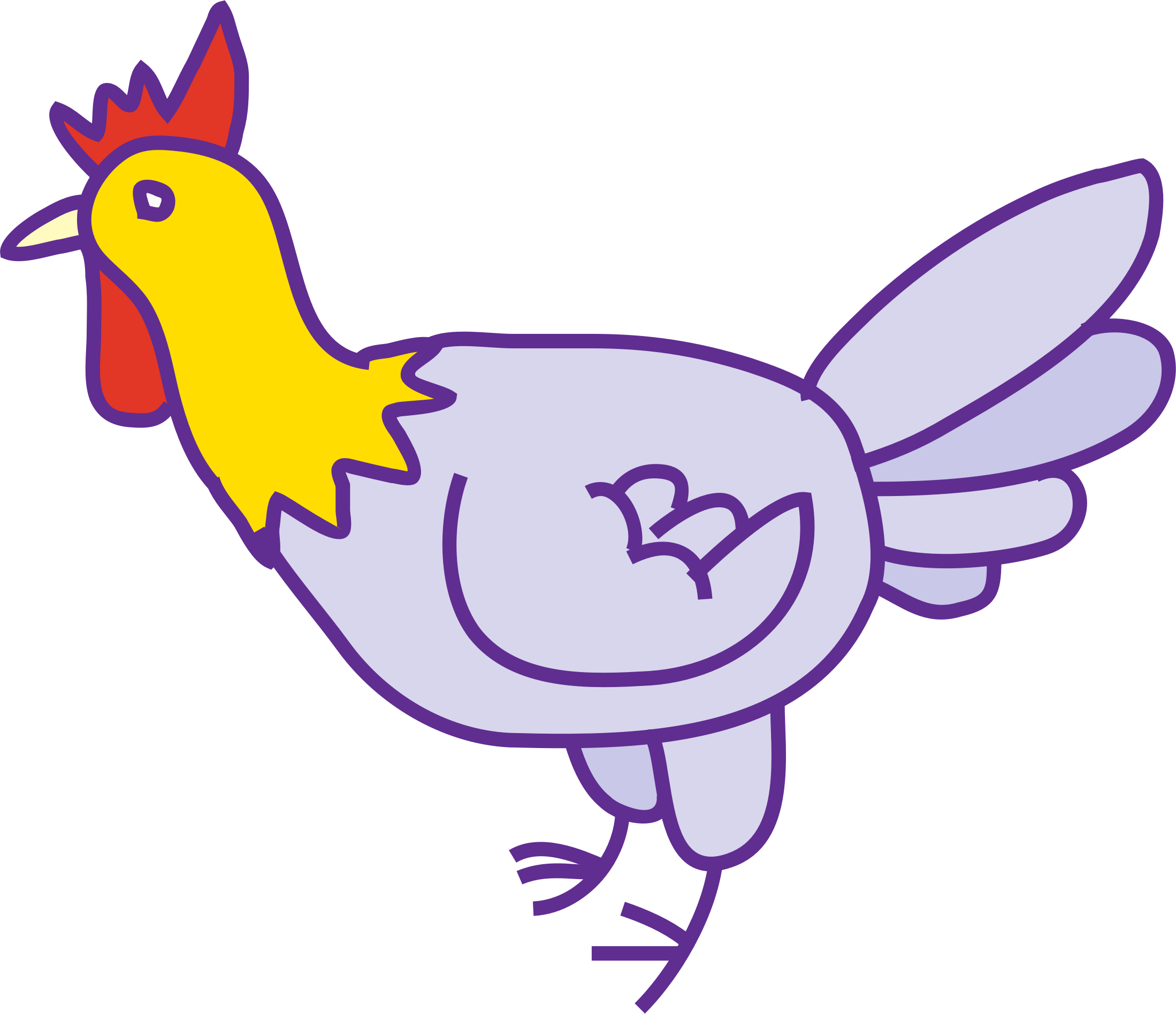 Big Image - Chicken Hugger Embroidery Design (2198x1895)