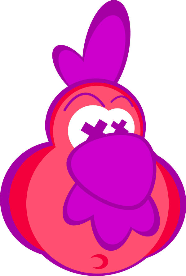 Chicken Cartoon Face - Clip Art (600x893)