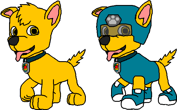 Mark The Farmer Pup By Wolf Prince Leon - Cartoon (640x400)