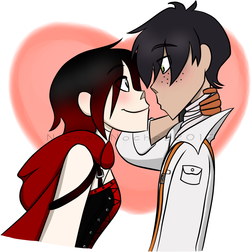 A Rose Catches The Farm Boy's Attention By Nizhoninochez - Ruby Rose X Oscar (1000x1000)