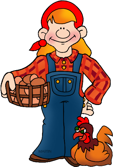 Farmer - Lady Farmer Clip Art (404x603)