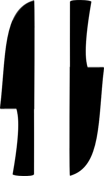 Chef Knife Clipart - Chef Knife Clip Art (354x598)