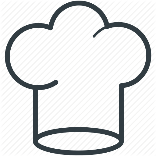 Chef Hat Outline - Chef Hat Vector Png (512x512)