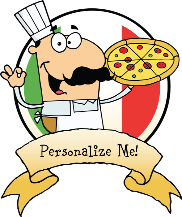 Favorite - Create Your Own Personalized Italian Pizza Chef Rectangle (700x700)