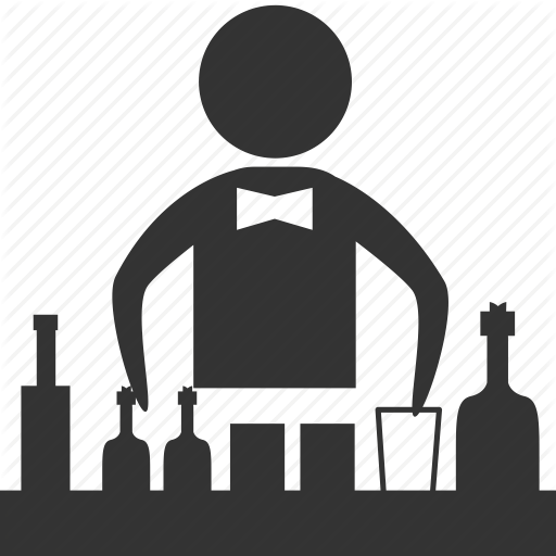 Bartending - Bartender Icon (512x512)