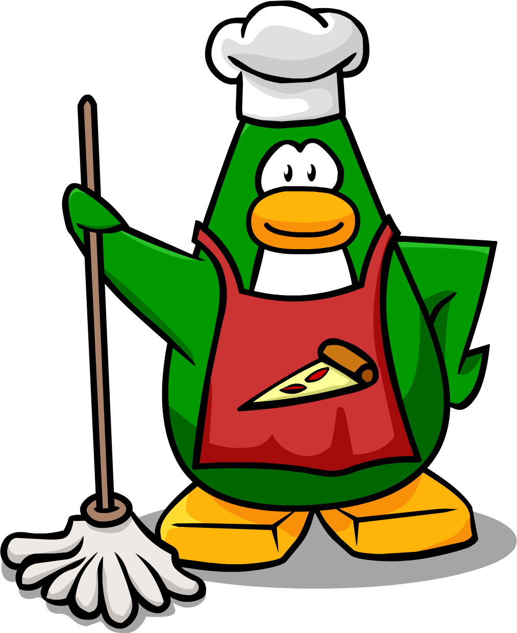 Pizza Chef - Club Penguin Pizza Chef (1013x1240)