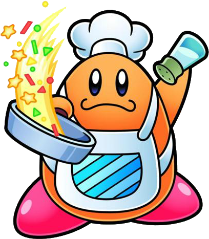 Chef Kawasaki - Kirby Super Star Ultra Ds Boss (456x479)