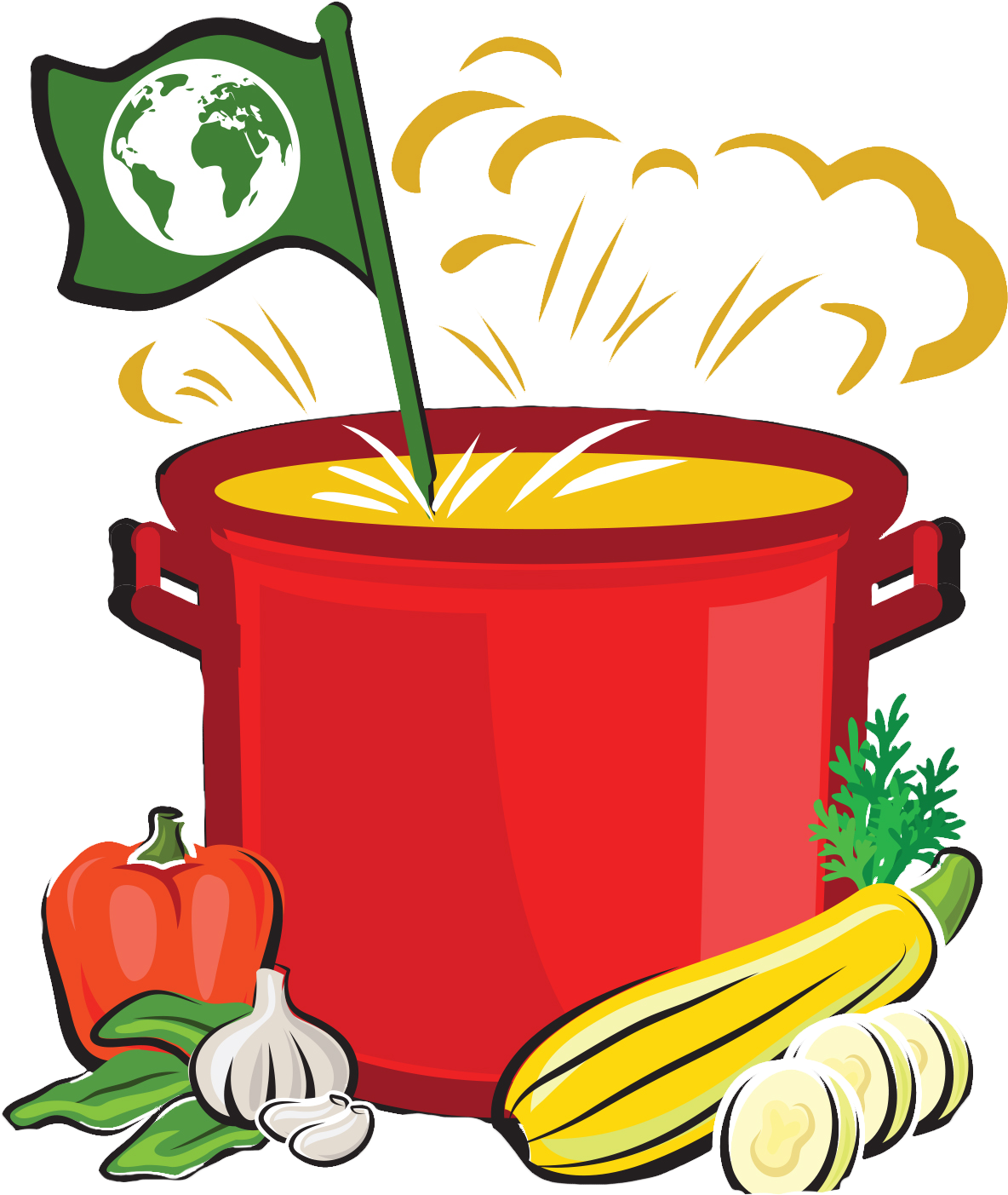 Melting Pot Food Tours Logo - Melting Pot Clip Art (1196x1420)