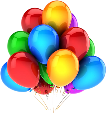 Let Us Host Your Child's Birthday Party - Happy Birthday Baloons Png (365x400)