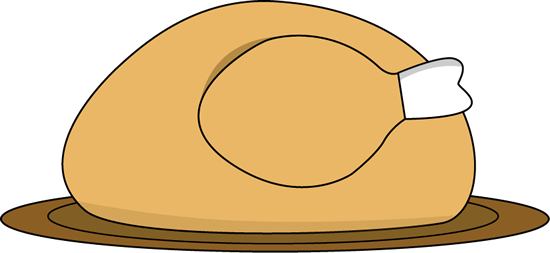 Chefs - Clip Art Cooked Turkey (550x253)