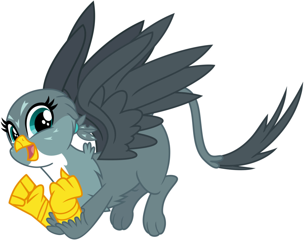 Griffon Clipart Happy - My Little Pony Gabby Griffon (1280x1011)