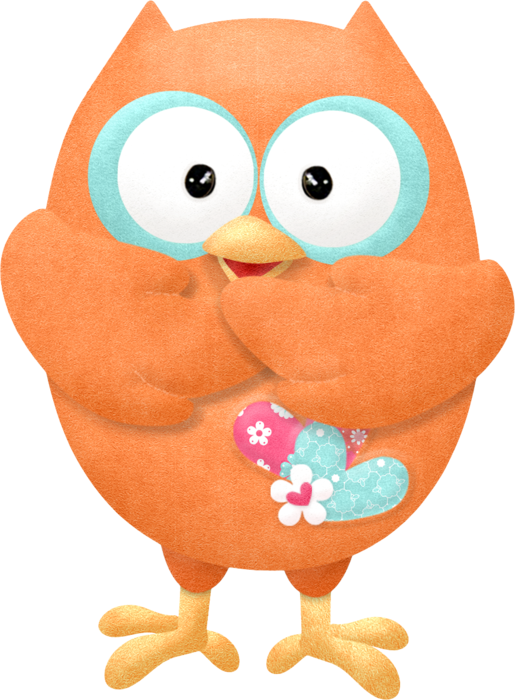 Cute Owls In Love Clip Art - Buho Torero Png (515x700)