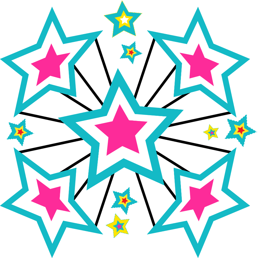 Hippy Party Clip Art - Imagenes De Gifs De Estrellas (900x900)