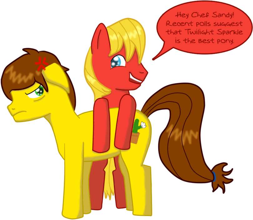 Apple Cider And Chef Sandy By Despisedandbeloved On - Apple Cider Mlp Oc (900x797)
