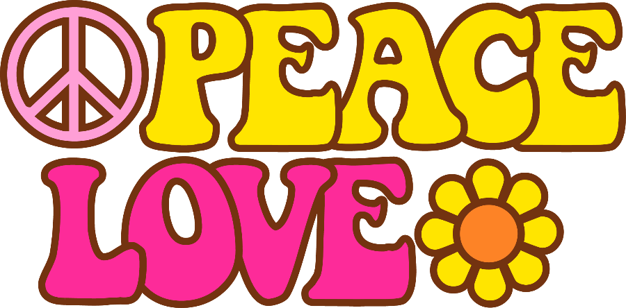 Love Sign - Peace Love & Happiness Banner (900x444)