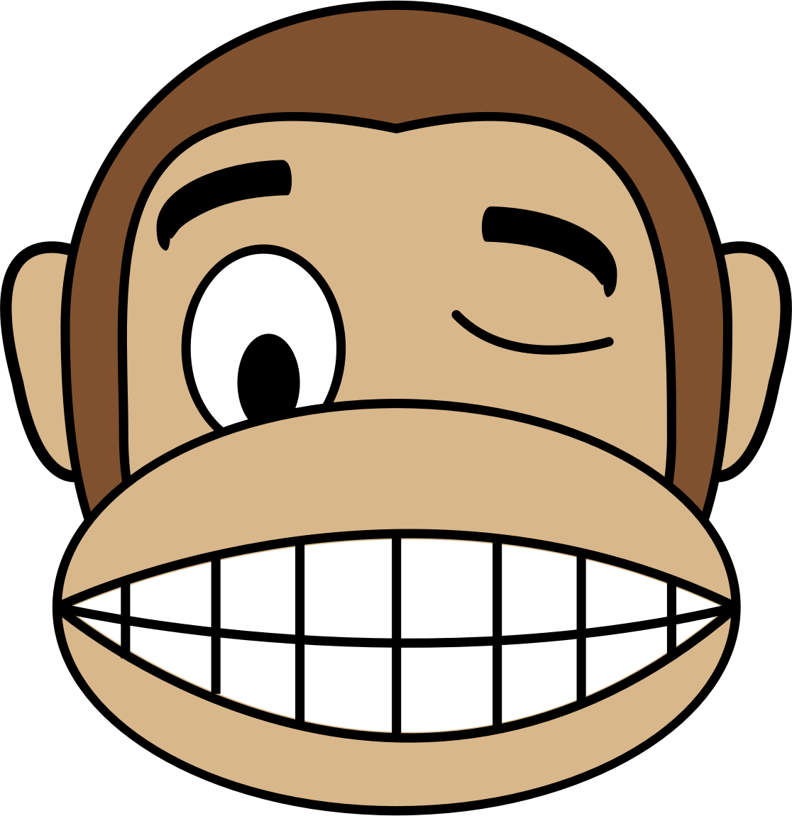 Face Clipart Delicious - Free Emoji Clip Art (1116x1150)